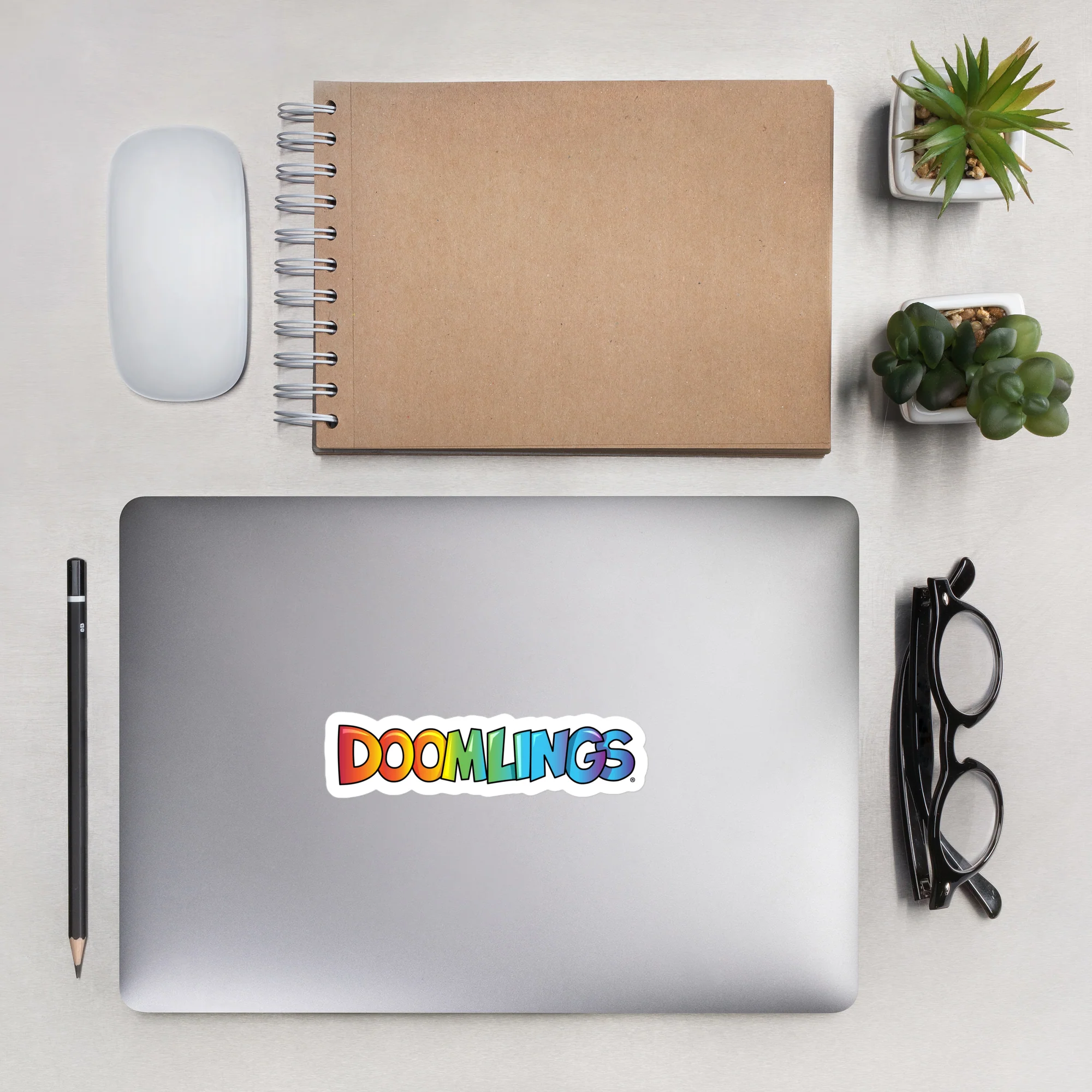 Doomlings Logo Sticker - Image 2