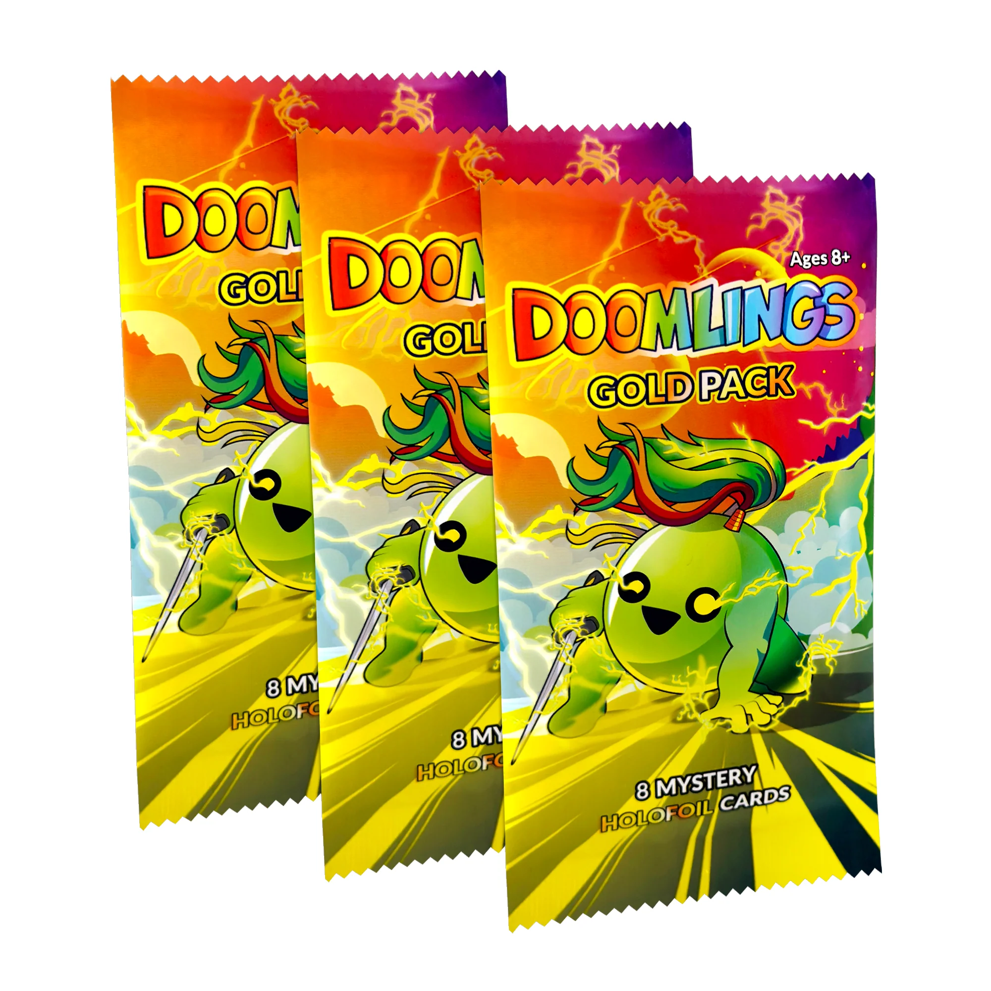 Doomlings Base Set Gold Pack (3-Pack)