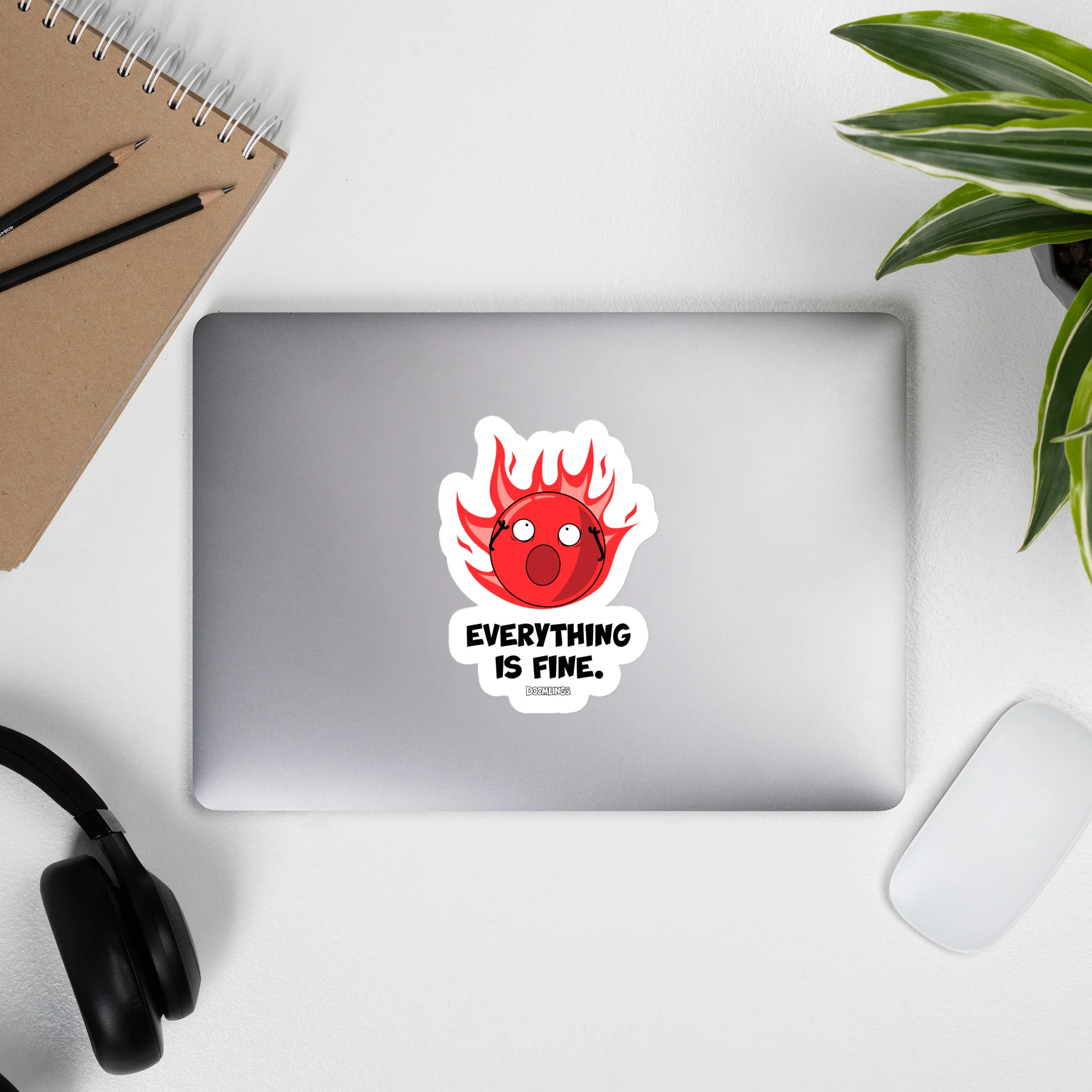 Everything Is Fine Sticker - Image 3