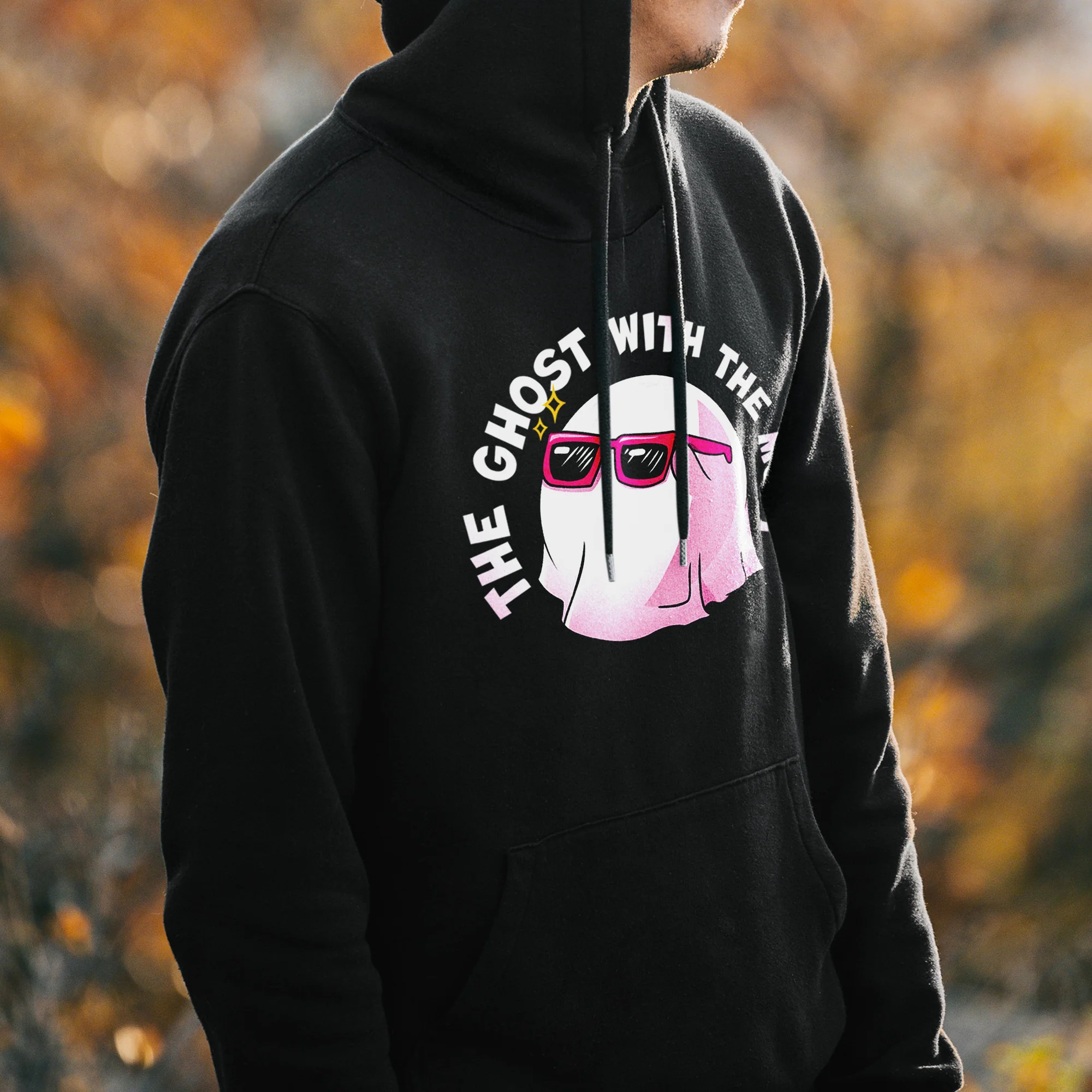 Ghostly Adult Unisex Hoodie - Image 2