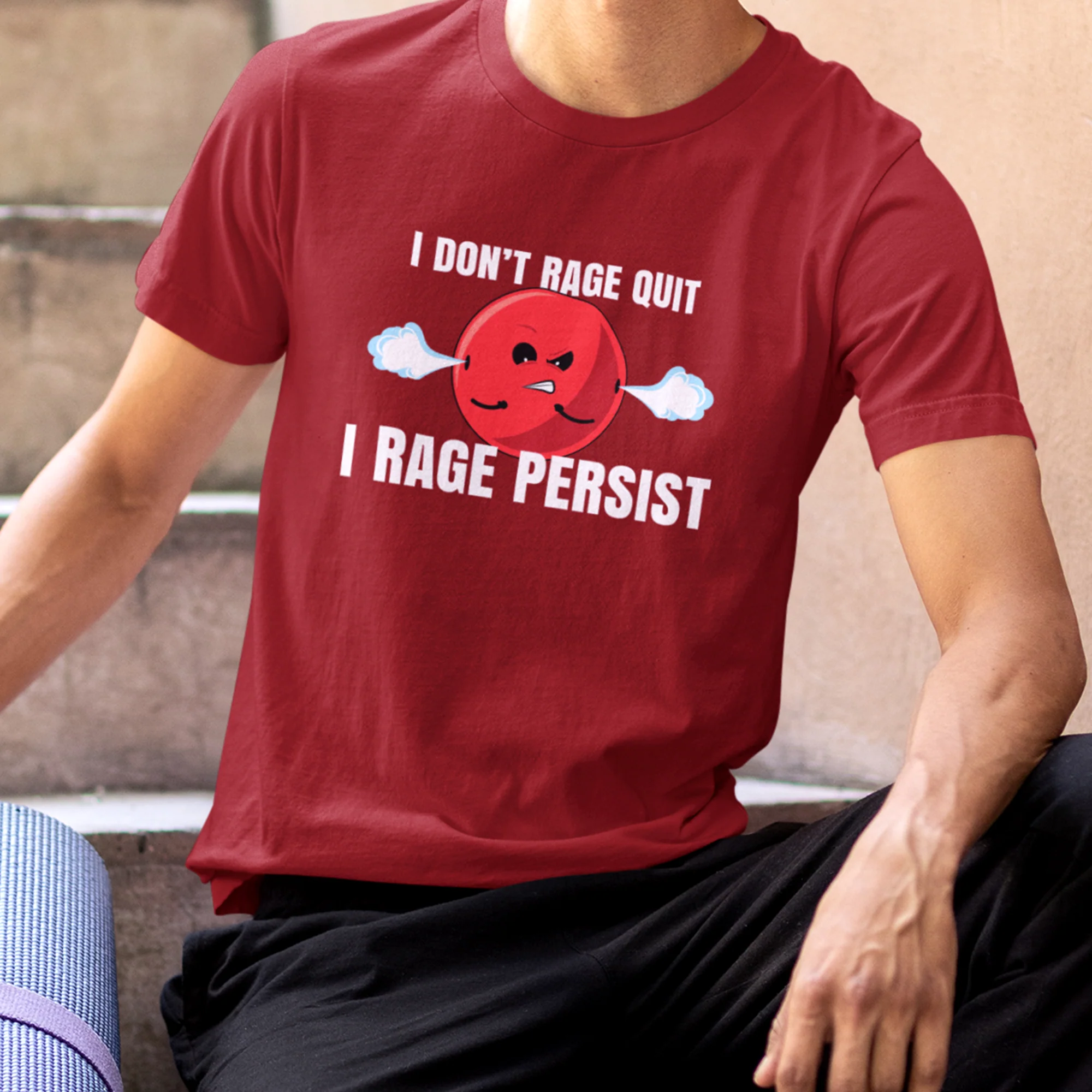 I Rage Persist Adult Unisex Tee - Image 2