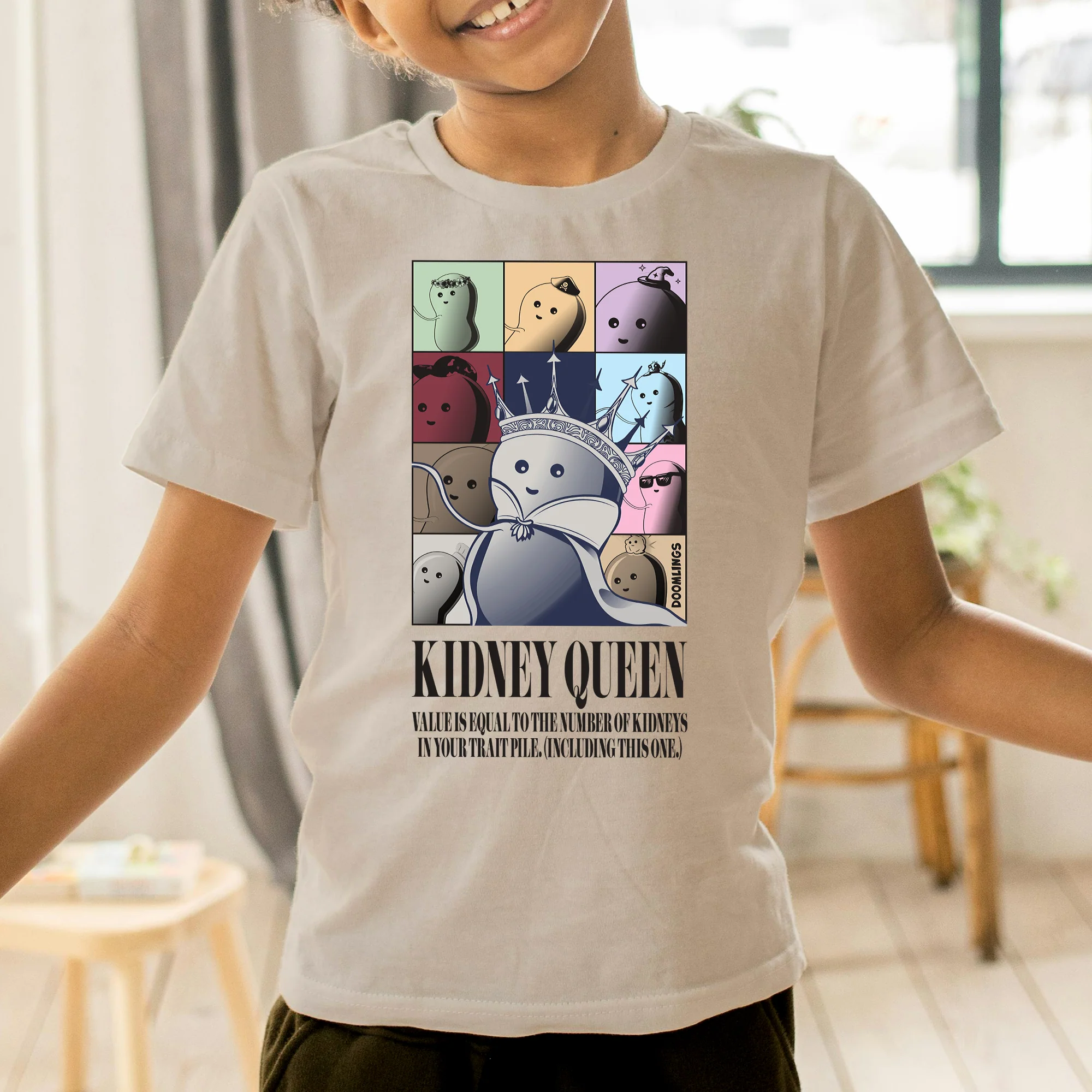 Kidney Queen Kids Tee - Image 2